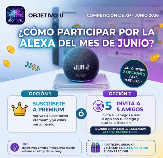 Premio Mayo 2026 — Alexa Echo Dot 5ª Generación